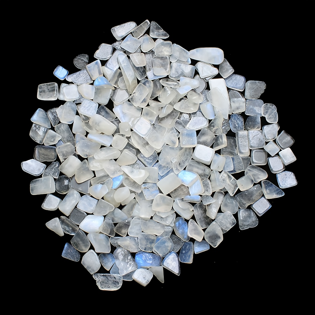 Aquarium Fish Pot - Natural white moonstone quartz powder,semi-crystalline quartz,beautiful
