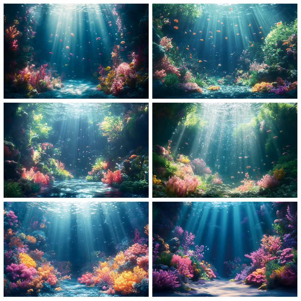 Aquarium Fish World - Underwater World Backdrop For Photography Ocean