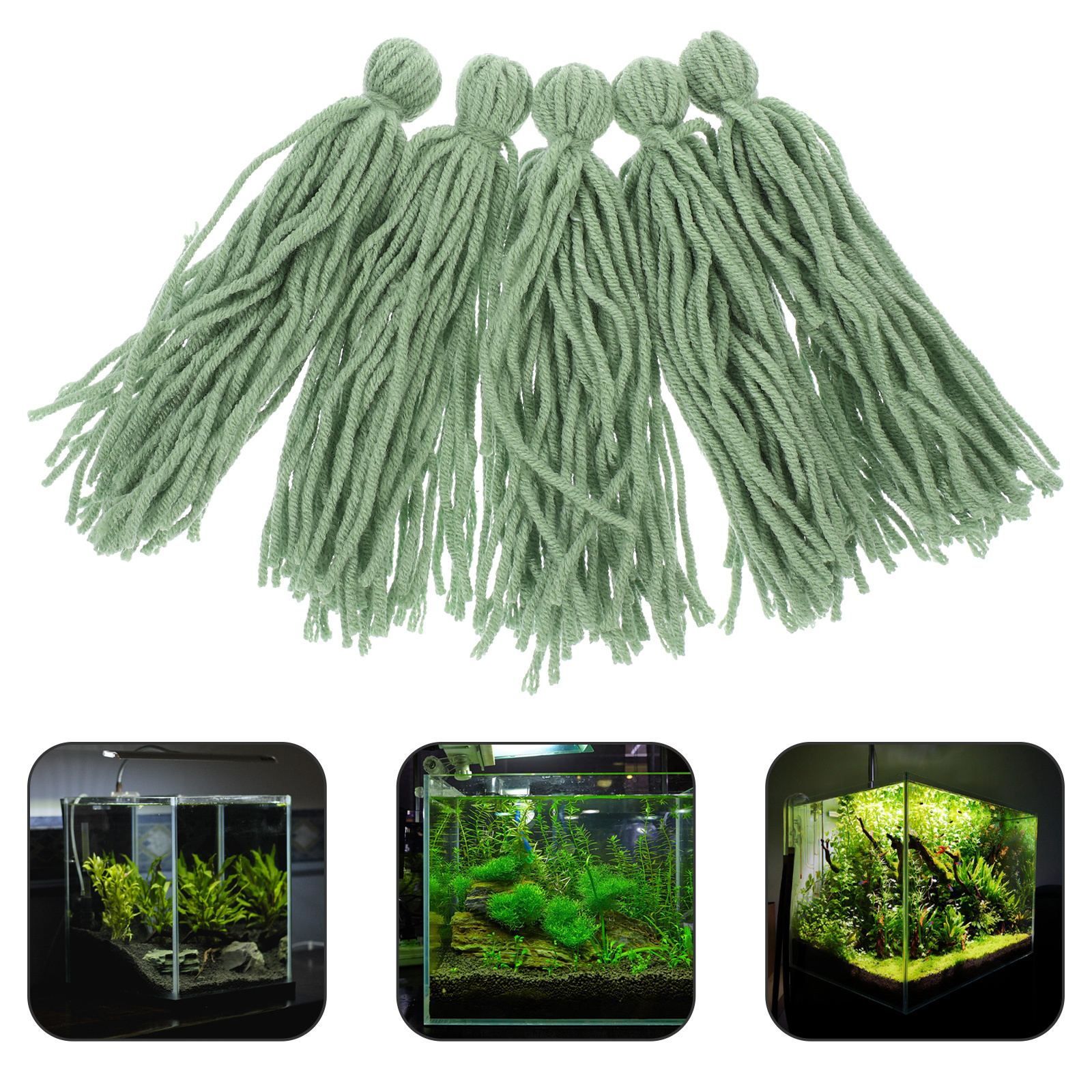 Aquarium Fish Reproduction - 5pcs Spawning Mop For Fish Tank