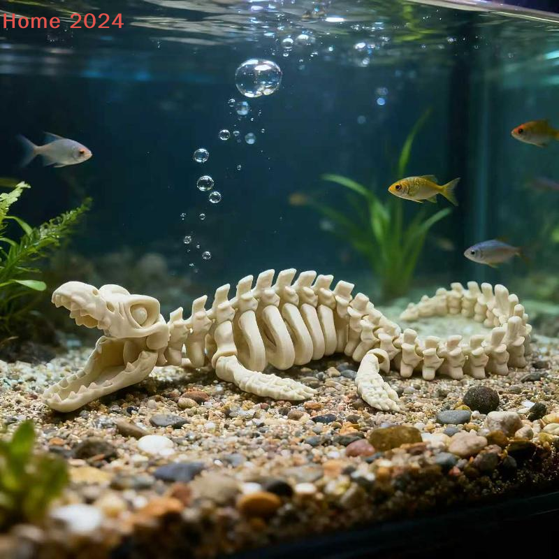 Aquarium Xxl - 1Pcs Large Dinosaur Bone Replica With