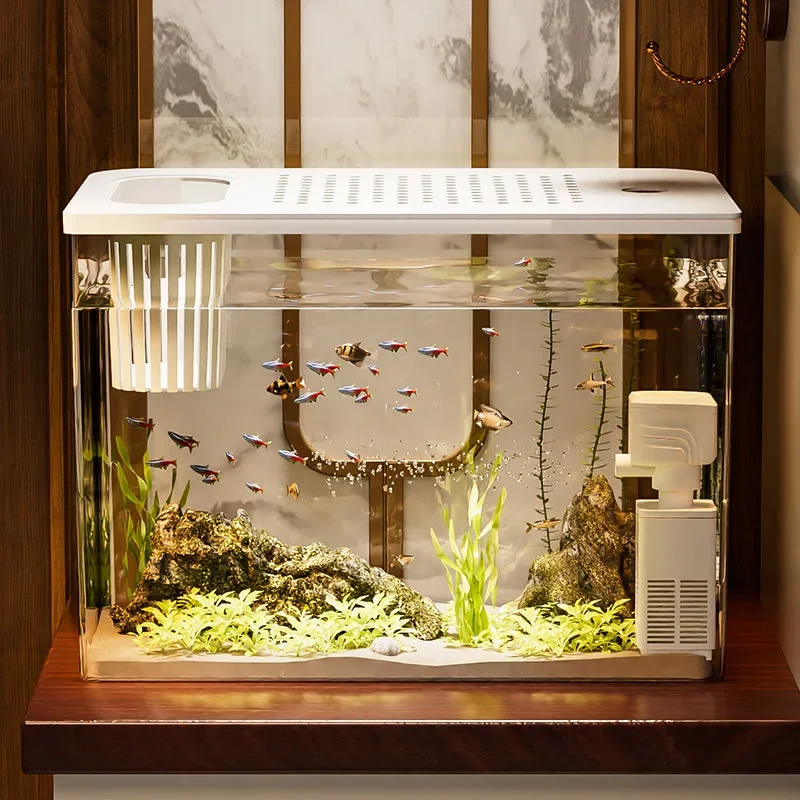 Aquarium Fish Games - PET+ABS Fish Tank New Transparent with