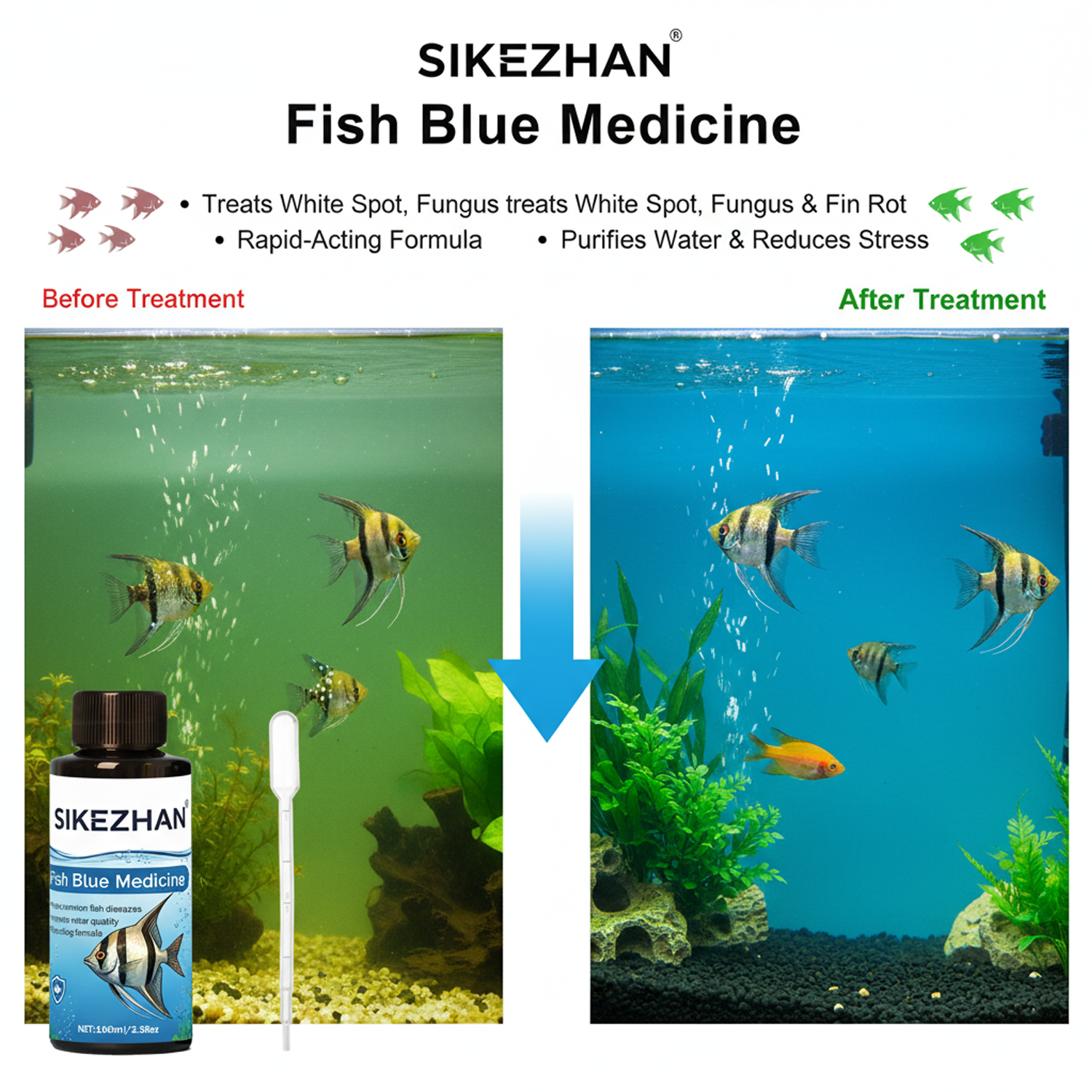 Large 500ml Methylene Blue Fis - Aquarium Xxl recensie en prijs
