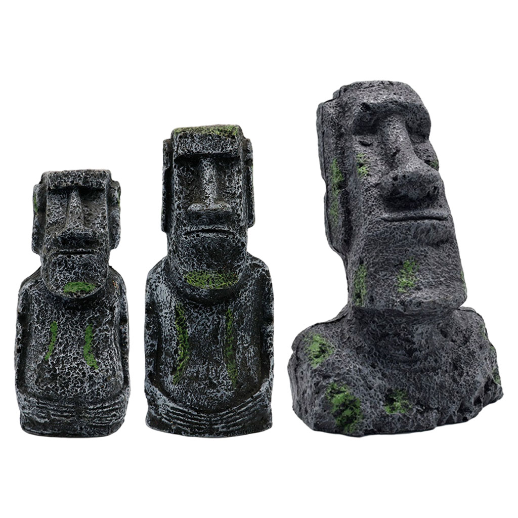 Aquarium Moai Statues Easter I - Aquarium Fish Pot recensie en prijs