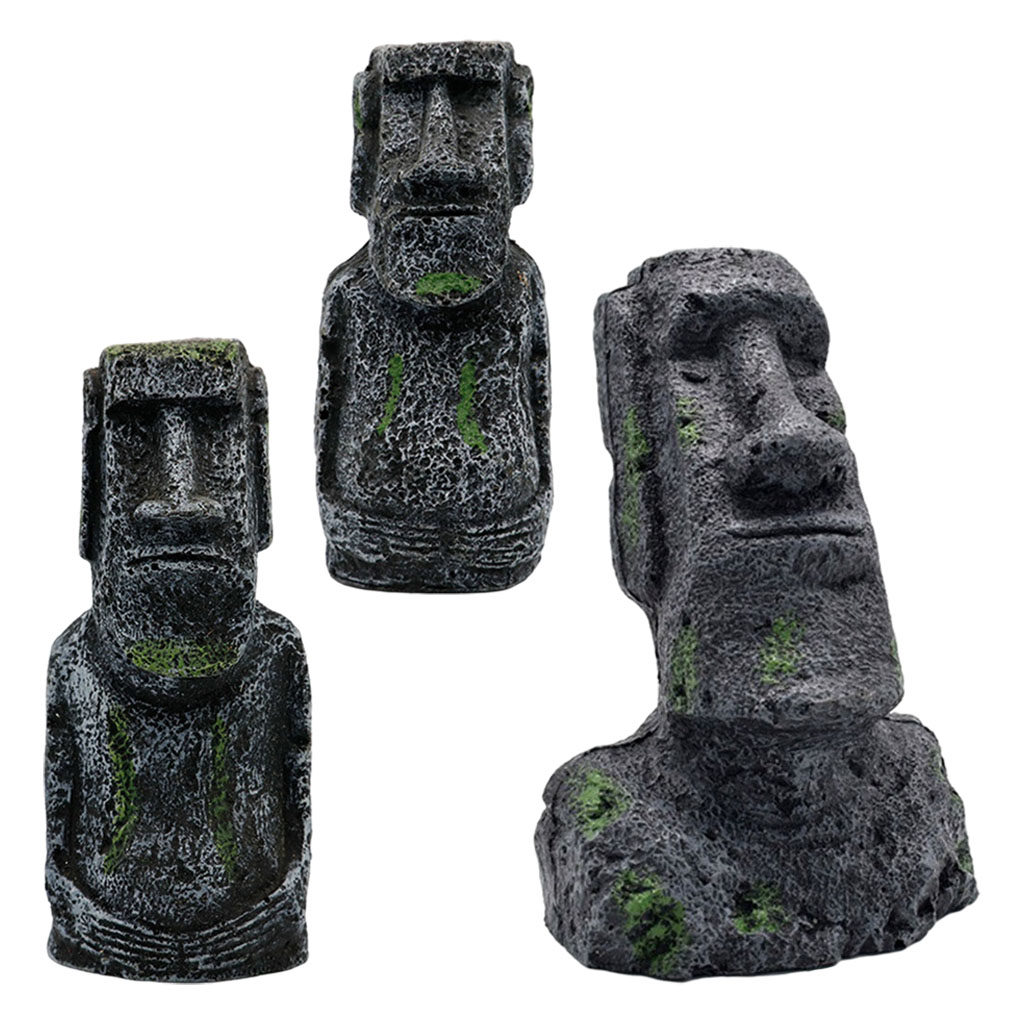 Aquarium Moai Statues Easter I - Aquarium Fish Pot recensie en prijs