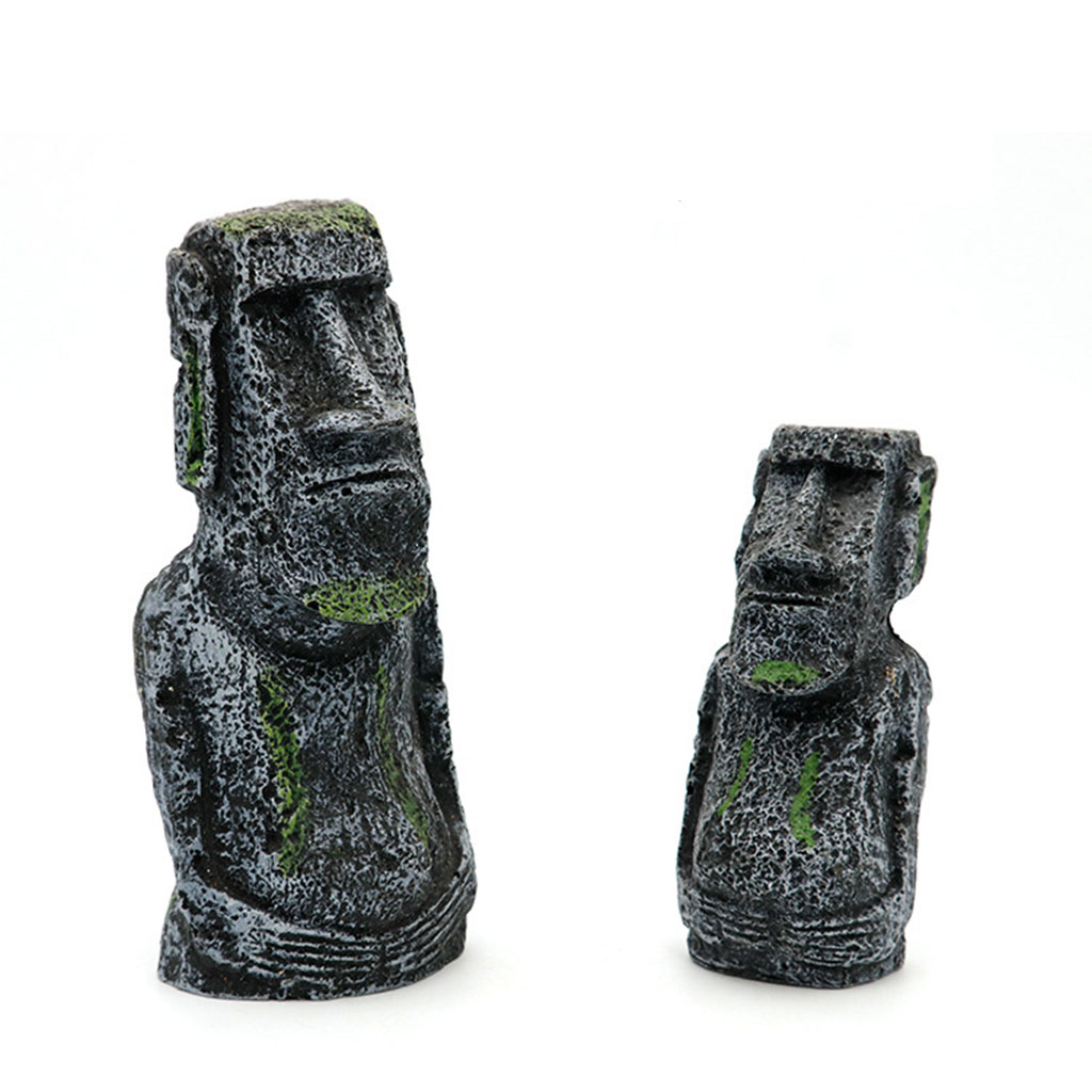 Aquarium Moai Statues Easter I - Aquarium Fish Pot recensie en prijs