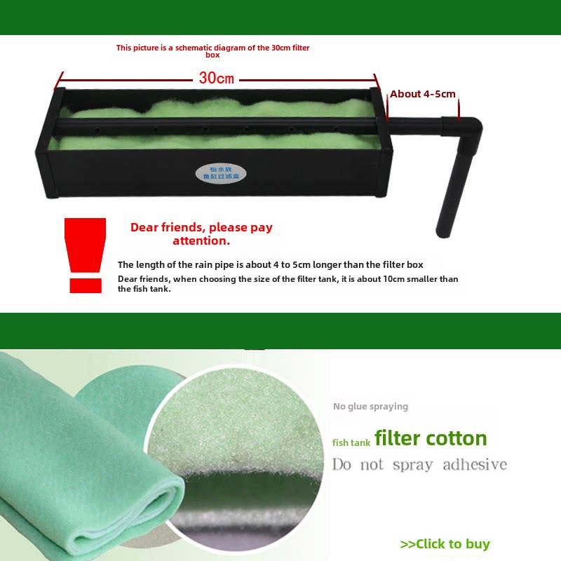Inbuilt Fish Tank Filter Box E - Fish Tank Filter Aquarium recensie en prijs