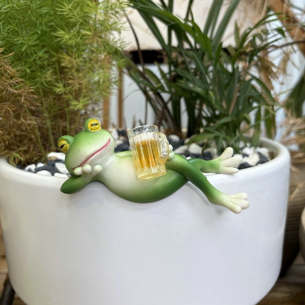 Hanging Flower Pot Edge Frog D - Aquarium Fish Pot recensie en prijs