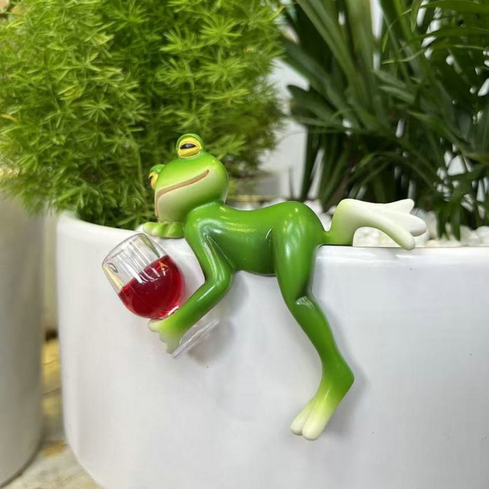 Hanging Flower Pot Edge Frog D - Aquarium Fish Pot recensie en prijs