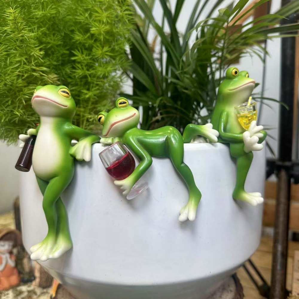 Hanging Flower Pot Edge Frog D - Aquarium Fish Pot recensie en prijs