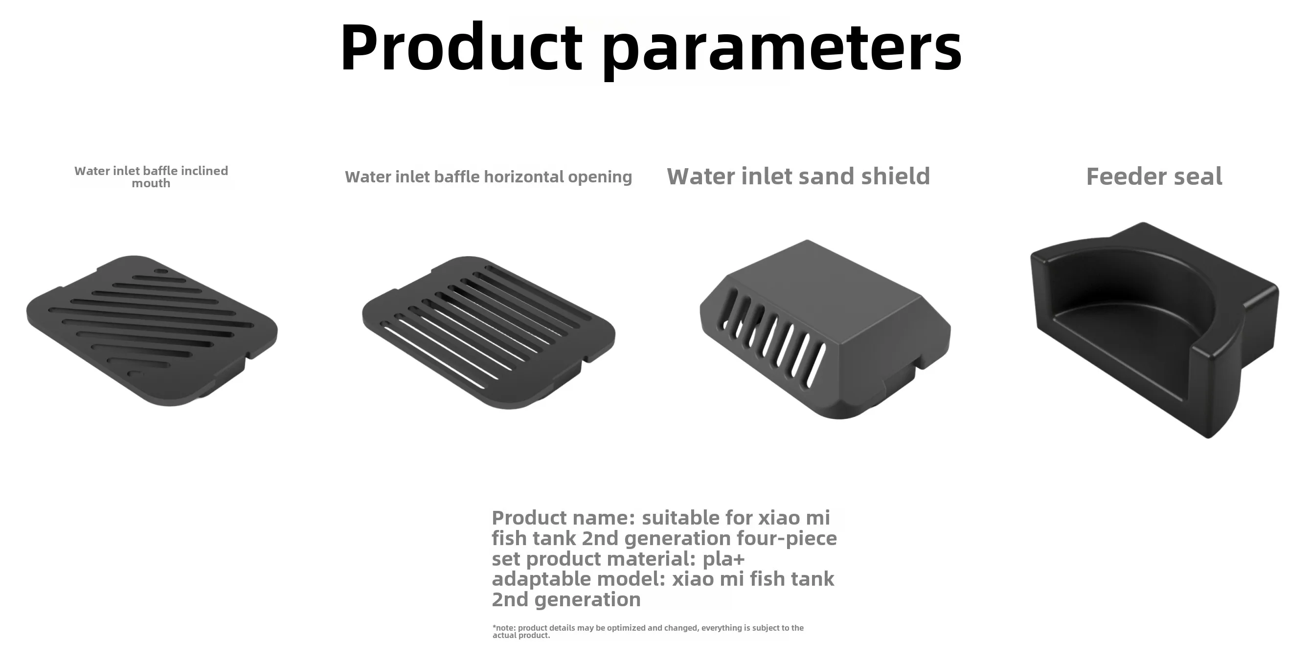 4PCS/Set For xiaomi mijia aqua - Aquarium Xiaomi recensie en prijs