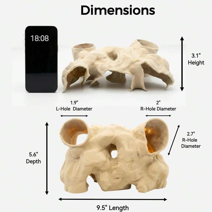 【New style】Large Aquarium Tunn - Aquarium Fish Long recensie en prijs