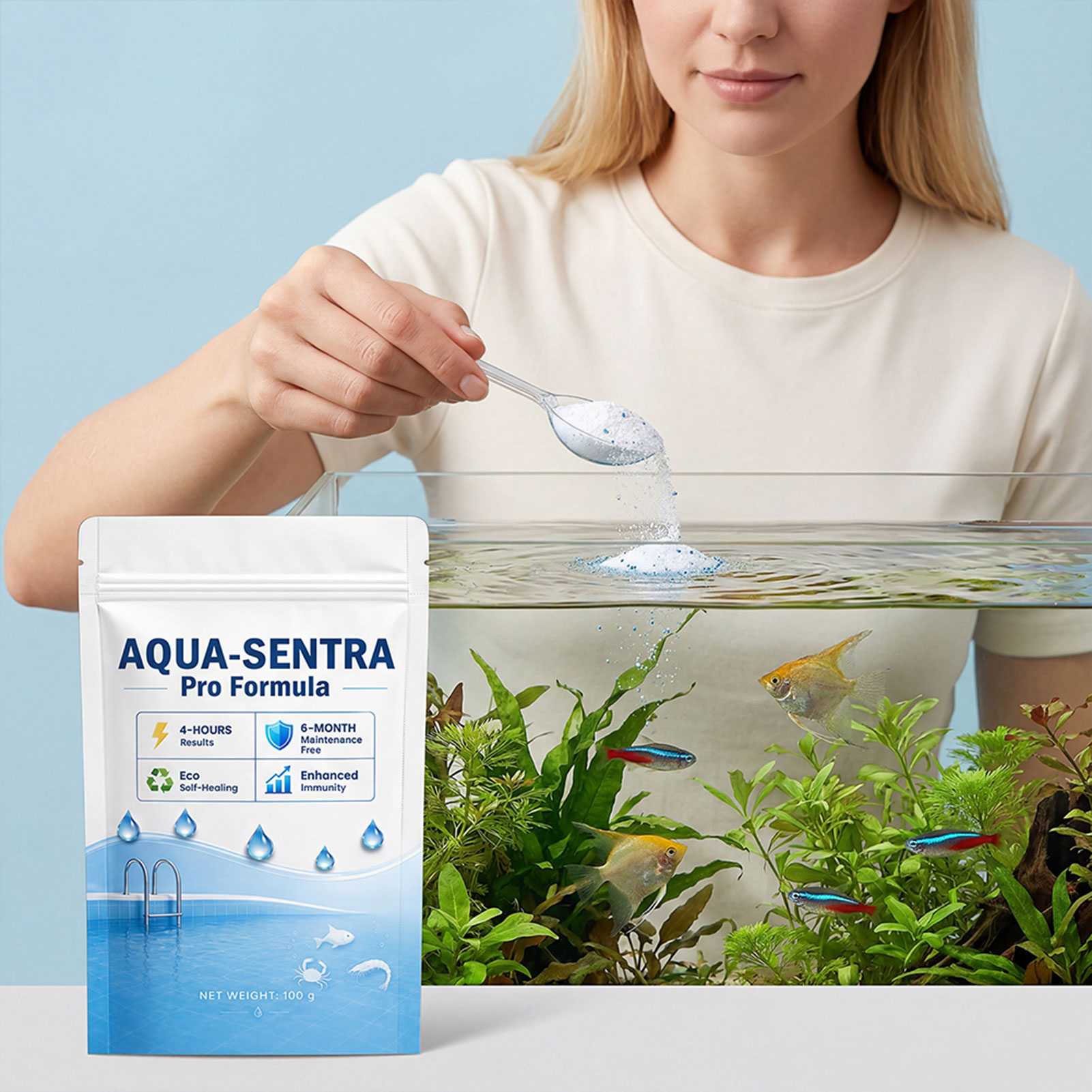 Water Clarification Powder,Fis - Aquarium Fish Long recensie en prijs