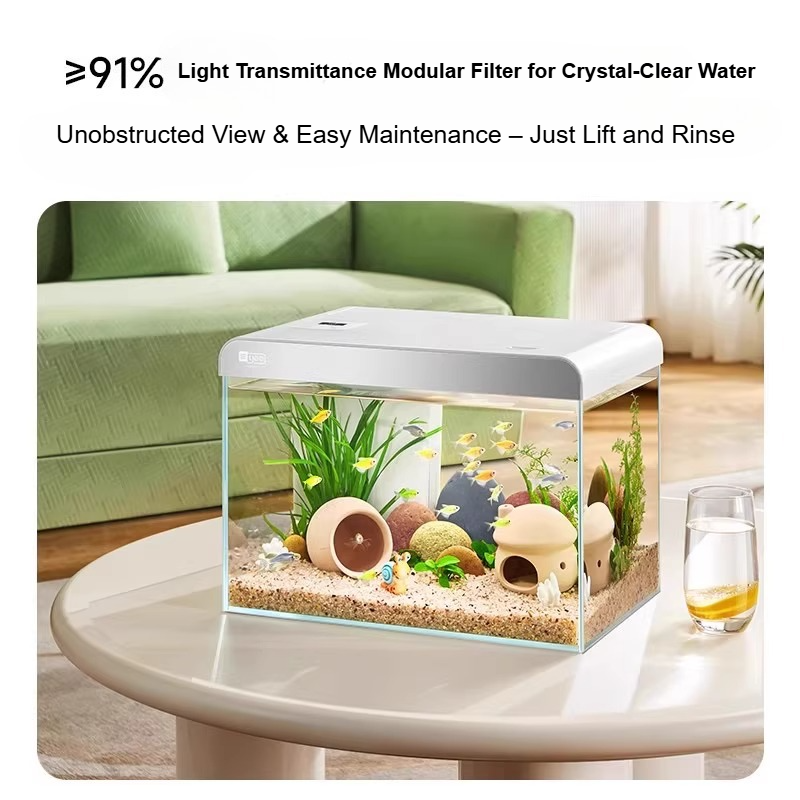 Ultra Clear Glass Desktop Aqua - Aquarium Fish Games recensie en prijs