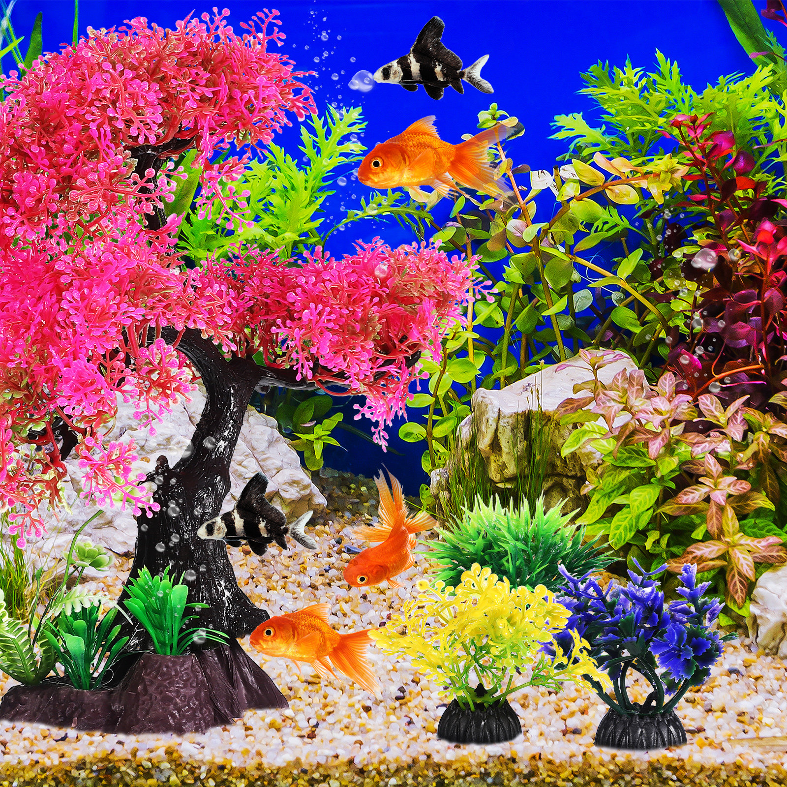 10Pcs Aquarium Plants Realisti - Aquarium Fish Low Maintenance recensie en prijs