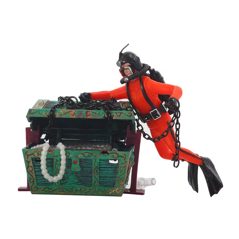 Treasure Frogman Aquarium Orna - Aquarium Fish World recensie en prijs