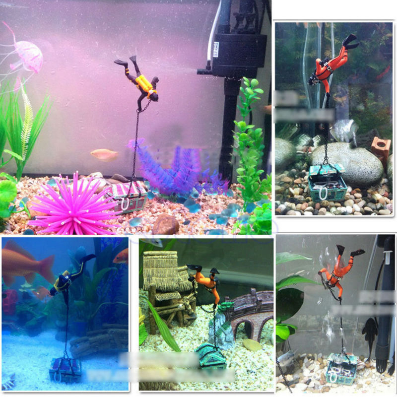 Treasure Frogman Aquarium Orna - Aquarium Fish World recensie en prijs