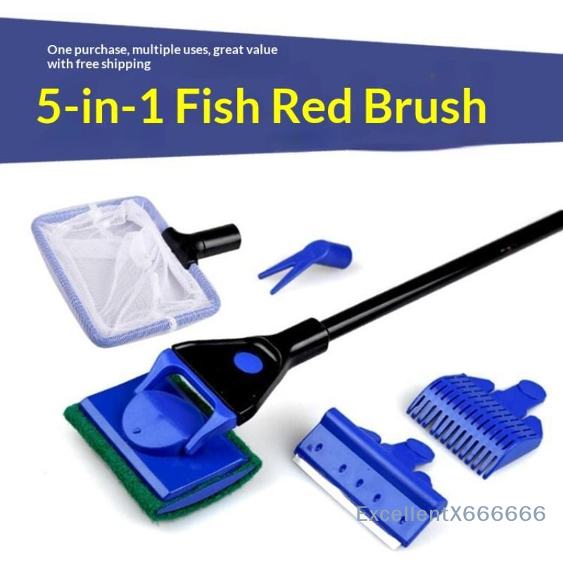 5 In 1 Fish Tank Cleaning Equi - Aquarium Fish Long recensie en prijs