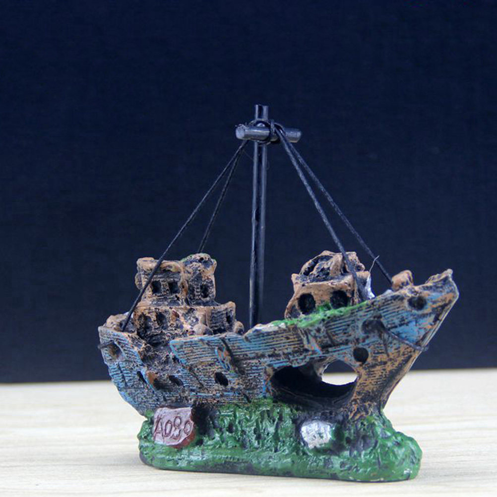 1Pcs Lifelike Submerged Ship A - Aquarium Fish Low Maintenance recensie en prijs