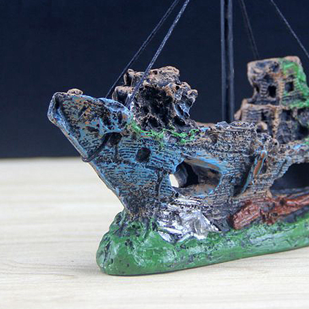1Pcs Lifelike Submerged Ship A - Aquarium Fish Low Maintenance recensie en prijs