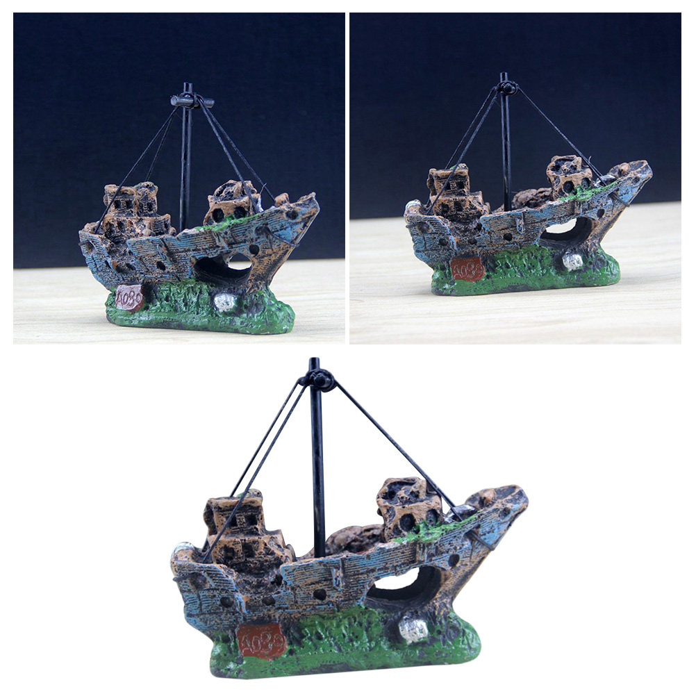 1Pcs Lifelike Submerged Ship A - Aquarium Fish Low Maintenance recensie en prijs