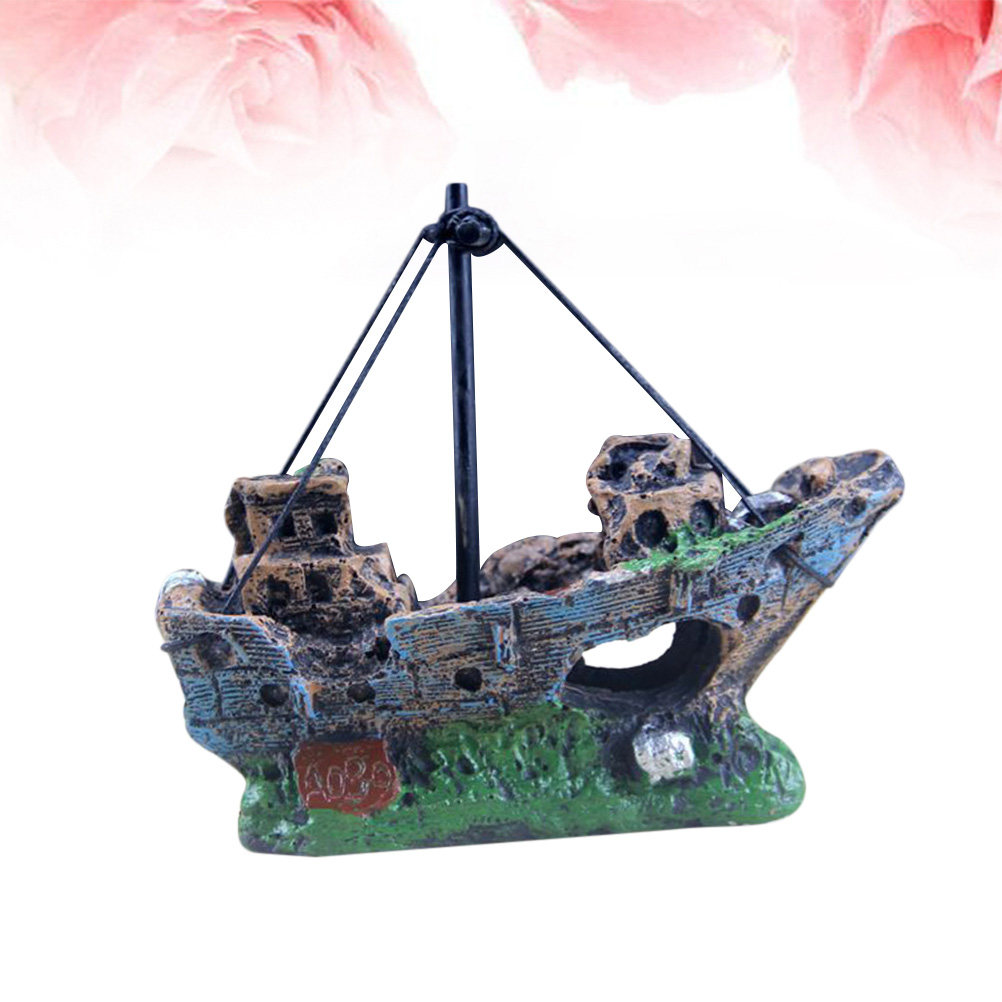 1Pcs Lifelike Submerged Ship A - Aquarium Fish Low Maintenance recensie en prijs