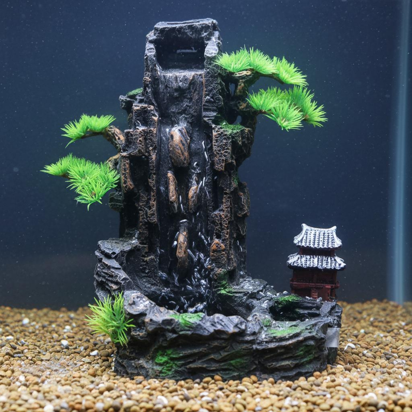Resin Mountain Waterfall Ornam - Aquarium Fish Long recensie en prijs