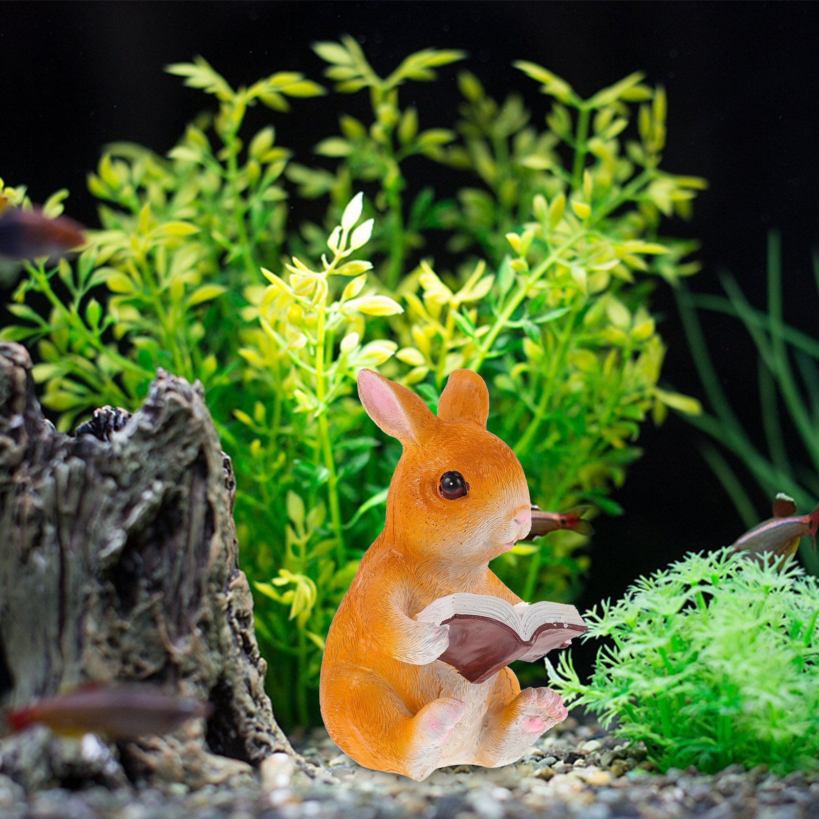 Resin Aquarium Decor Rabbit St - Aquarium Fish Low Maintenance recensie en prijs