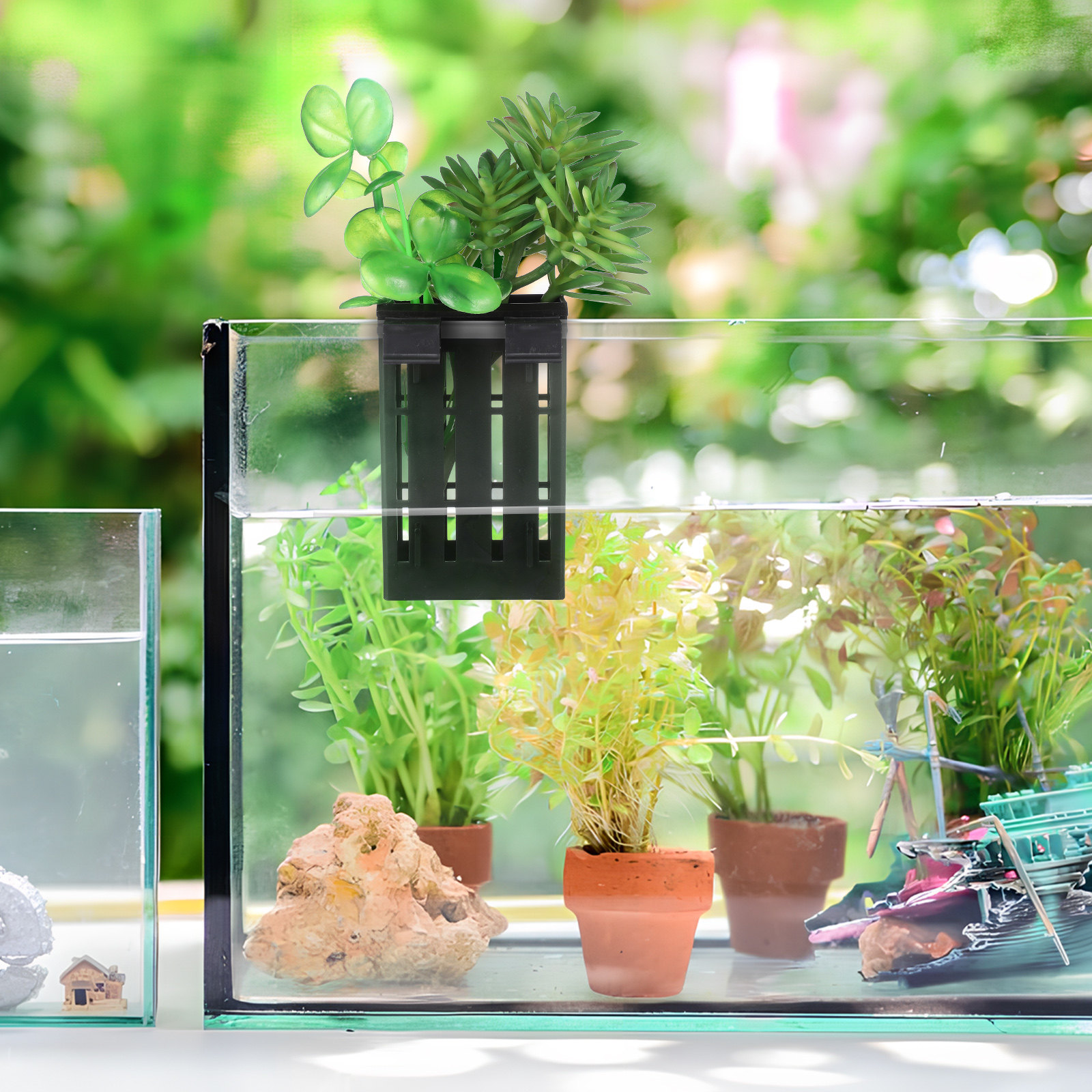10Pcs Fish Tank Hanging Plant  - Aquarium Fish Pot recensie en prijs
