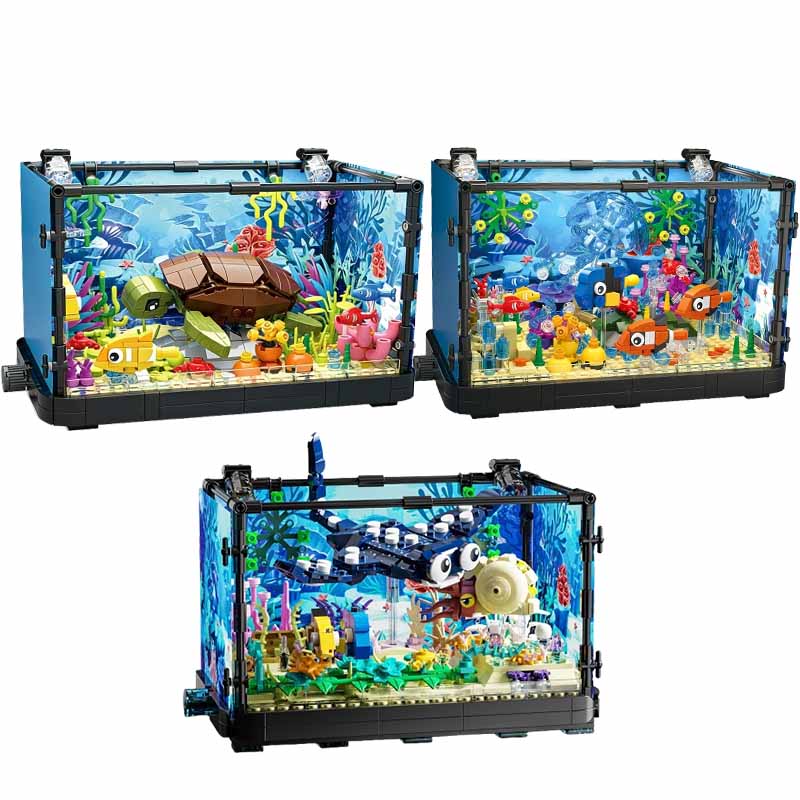 Fish Tank Building Block Set w - Aquarium Fish Games recensie en prijs