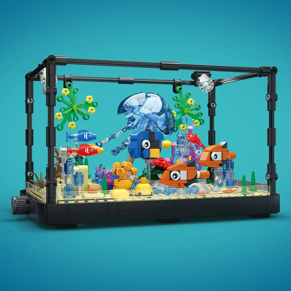 Fish Tank Building Block Set w - Aquarium Fish Games recensie en prijs