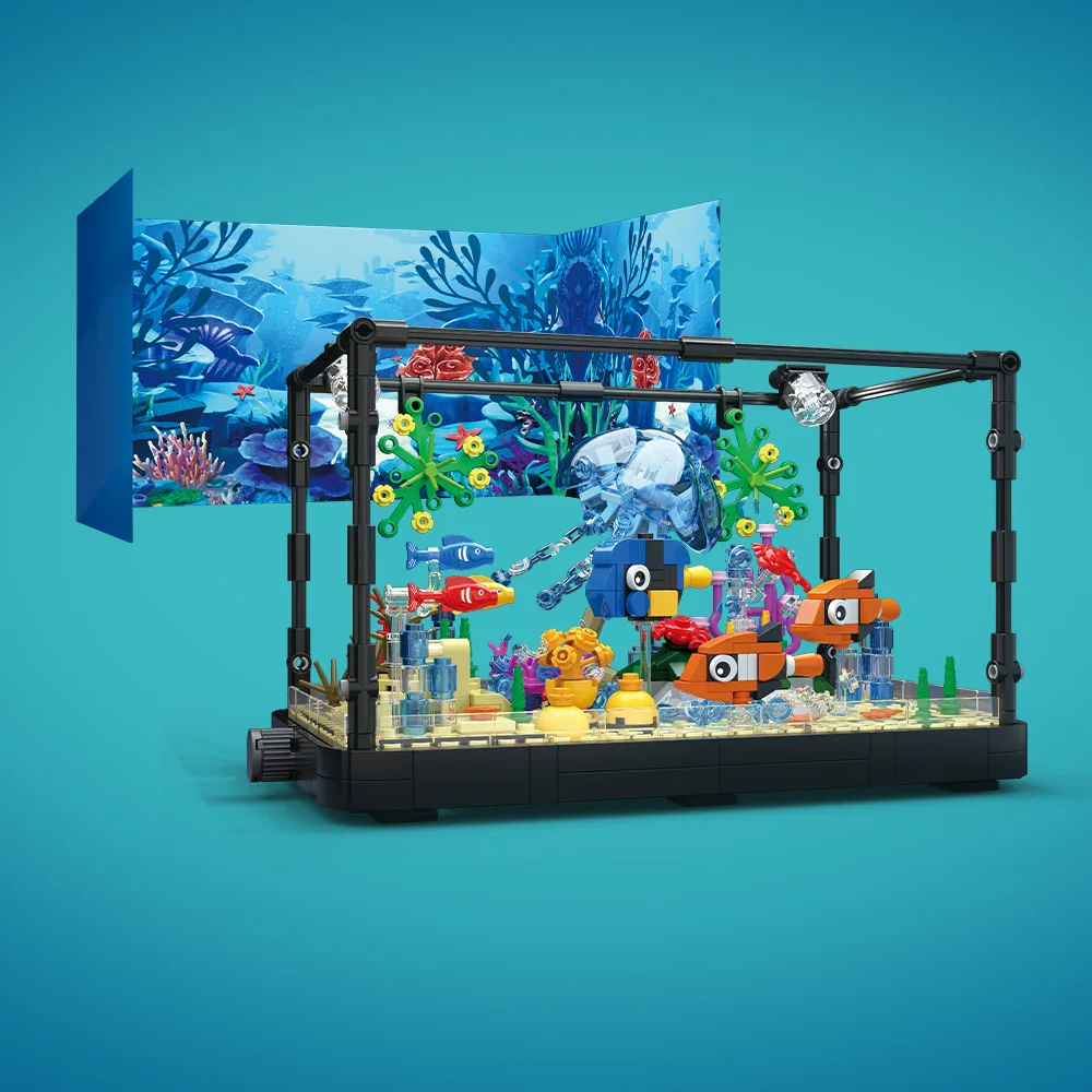 Fish Tank Building Block Set w - Aquarium Fish Games recensie en prijs