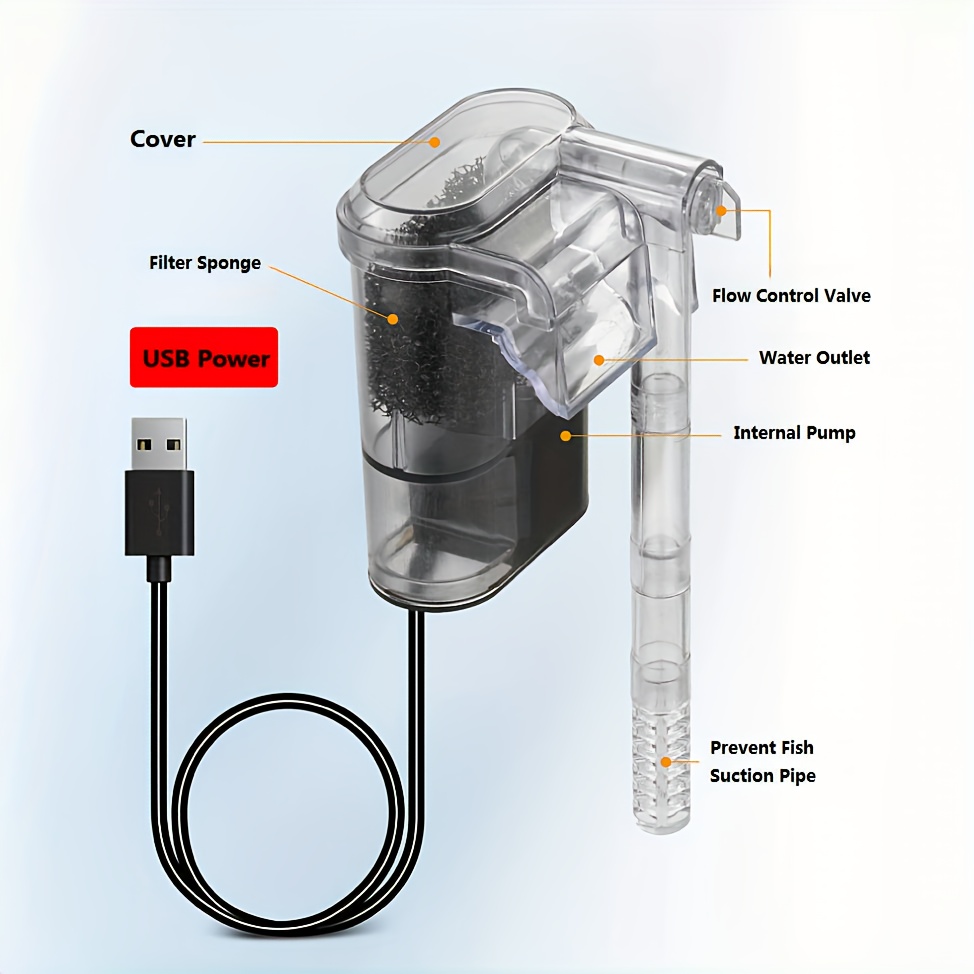2.5W DC 5V Wall-hanging Filter - Aquarium Xxl recensie en prijs