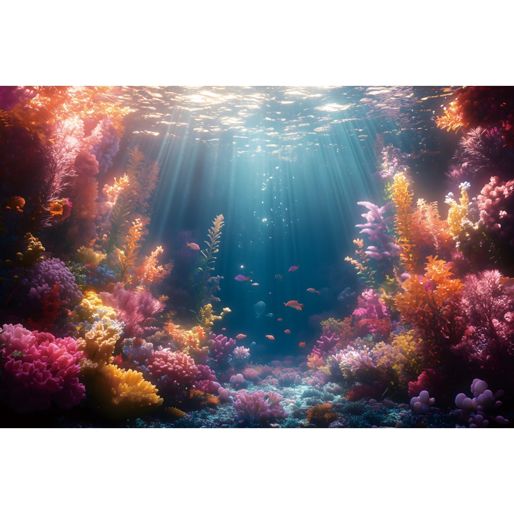 Underwater World Backdrop For  - Aquarium Fish World recensie en prijs