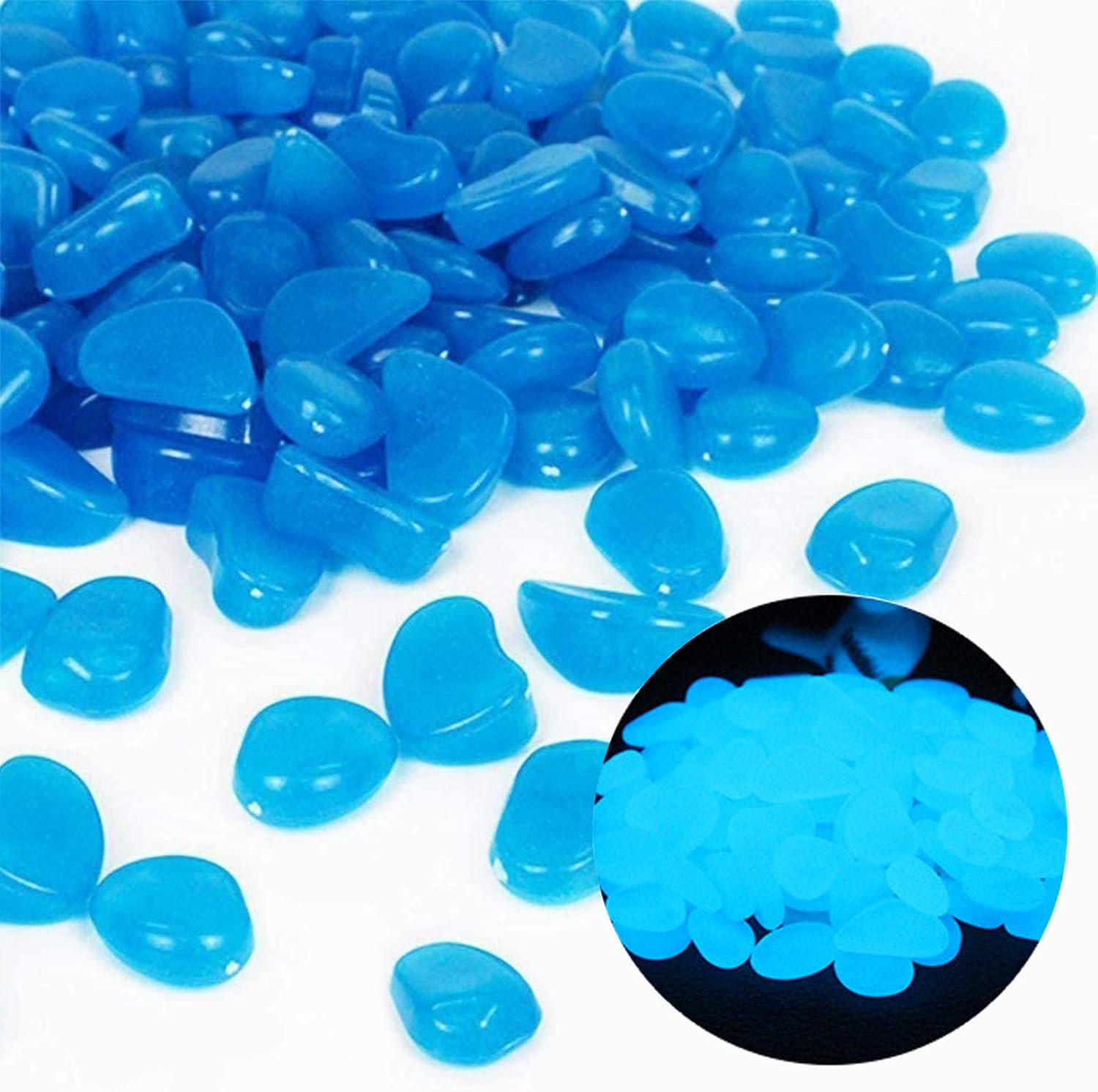 Fish Tank Rocks Glow Blue Pebb - Aquarium Fish Pot recensie en prijs