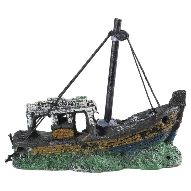 Aquarium Sunken Ship Decoratio - Aquarium Fish Games recensie en prijs
