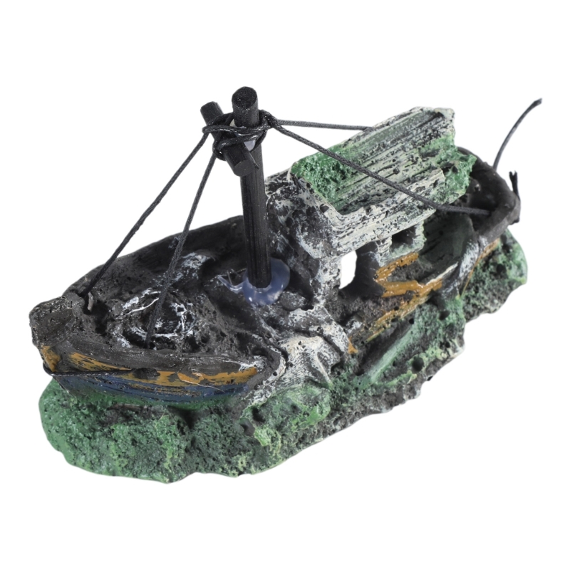 Aquarium Sunken Ship Decoratio - Aquarium Fish Games recensie en prijs