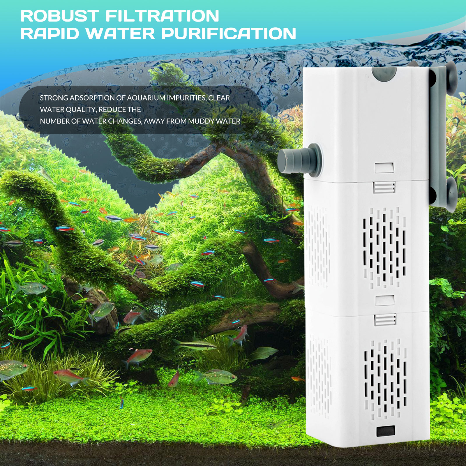 3 in 1 Aquarium Internal Filte - Fish Tank Filter Aquarium recensie en prijs