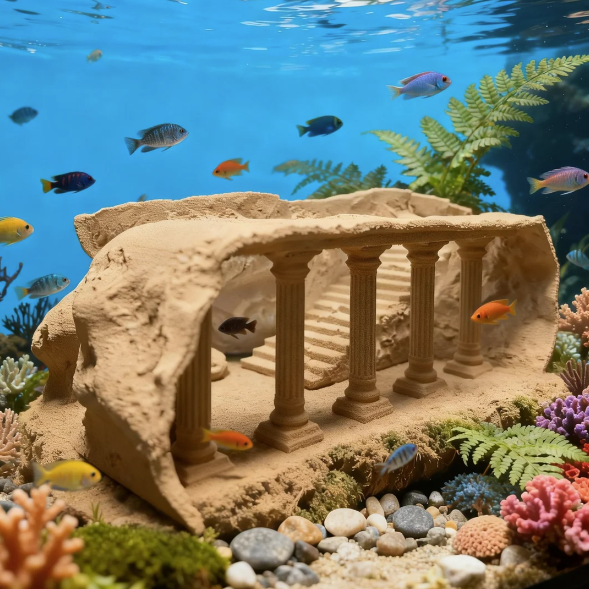 3D Castle Aquarium Decoration, - Aquarium Fish Games recensie en prijs