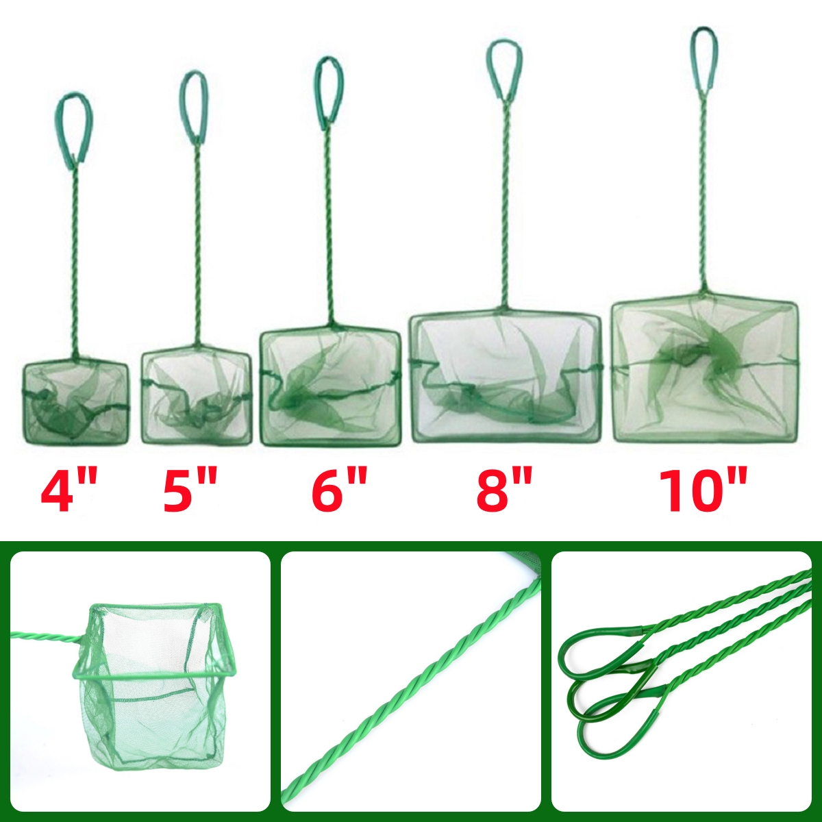 3~10 Inch Portable Nylon Green - Aquarium Fish Long recensie en prijs