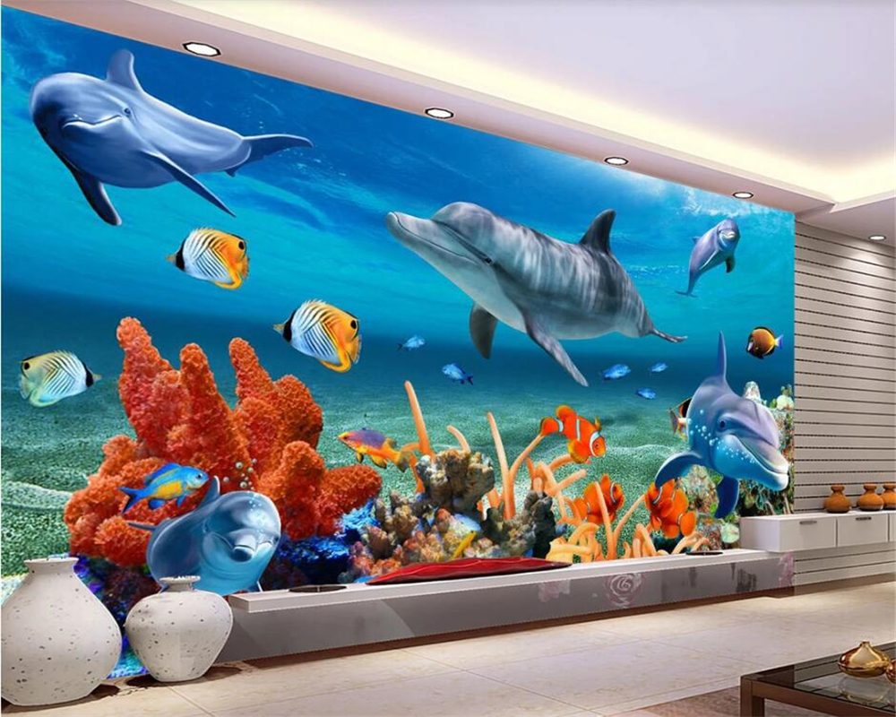 3DBEIBEHANG Custom 3D wallpape - Aquarium Fish Live Wallpaper recensie en prijs