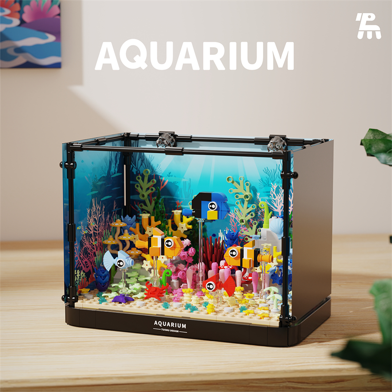 Aquarium building blocks fish  - Aquarium Fish World recensie en prijs