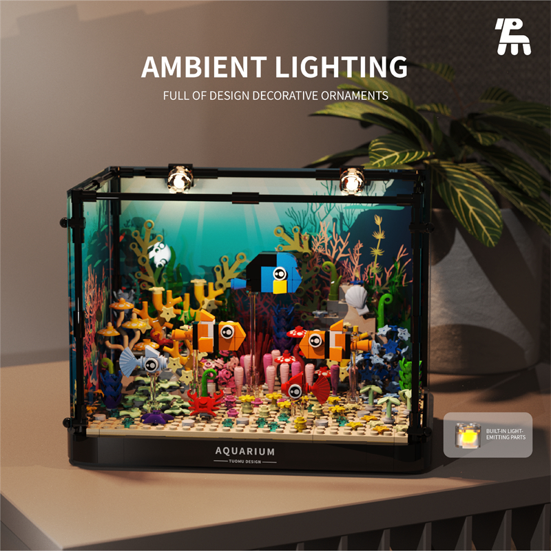 Aquarium building blocks fish  - Aquarium Fish World recensie en prijs