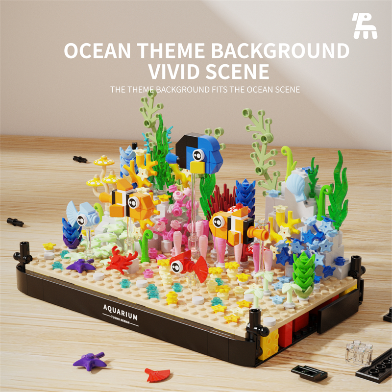 Aquarium building blocks fish  - Aquarium Fish World recensie en prijs