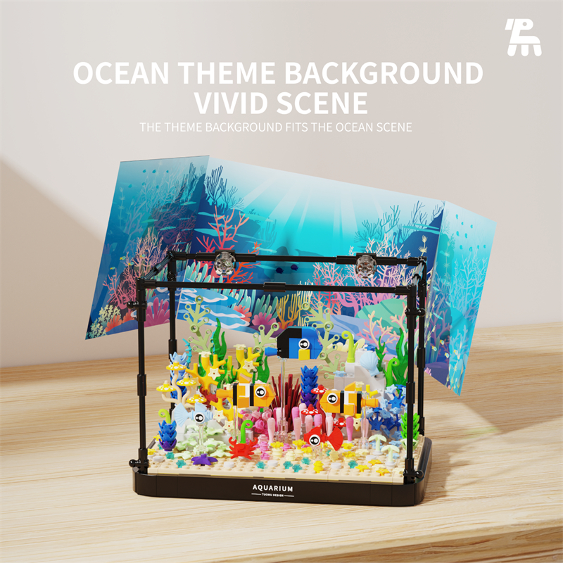 Aquarium building blocks fish  - Aquarium Fish World recensie en prijs