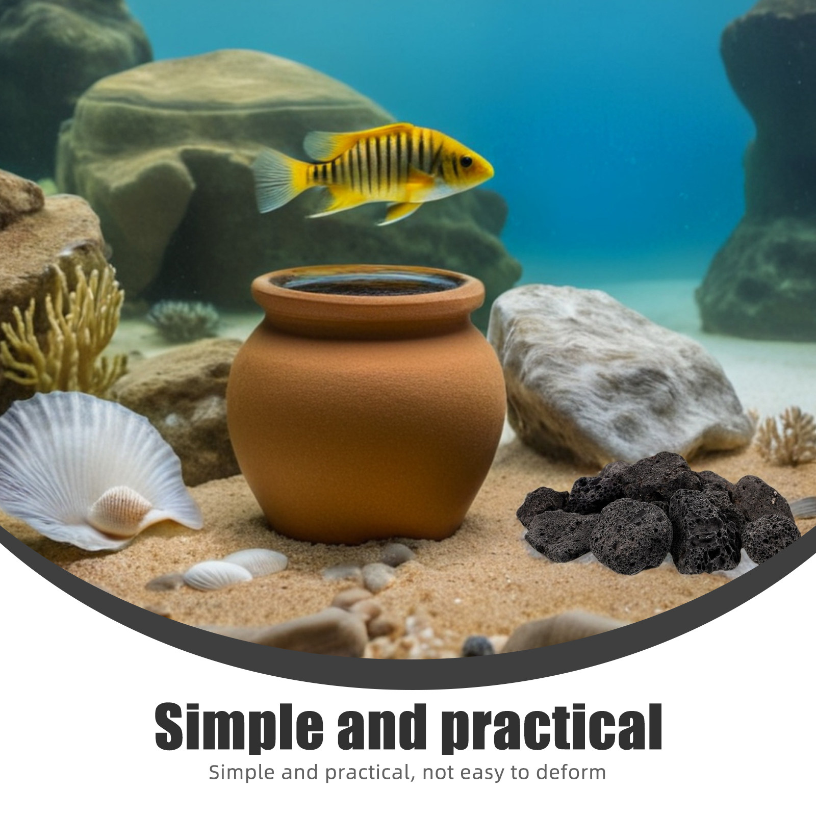 1Pack High Hardness Volcanic S - Aquarium Fish Pot recensie en prijs